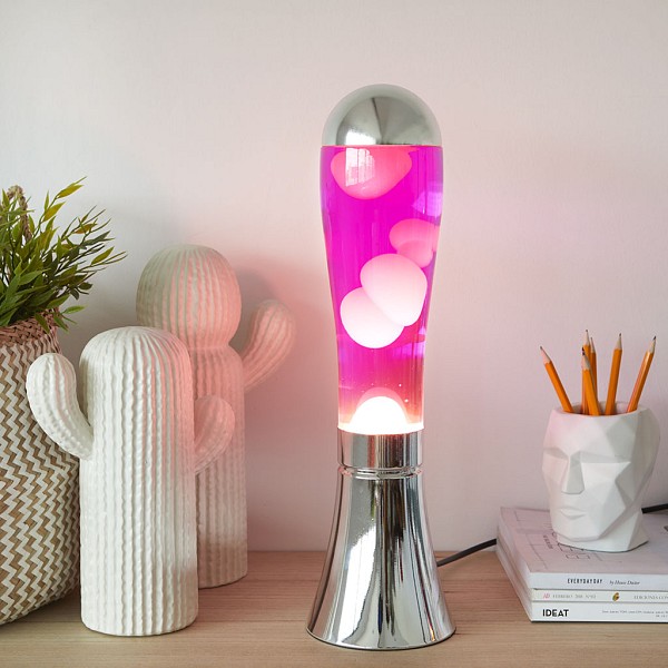  Lava Lamp Pink Chrome